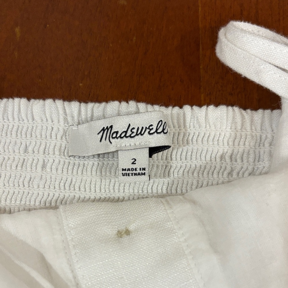 Madewell Linen-Cotton Cami Button-Front Midi Dress - Like New - Picture 2 of 15